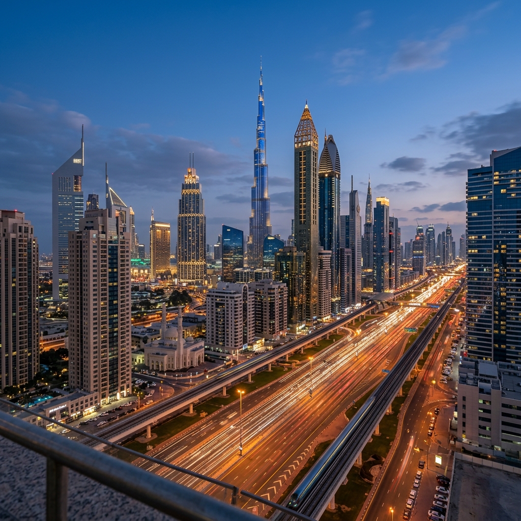 Dubai Digital Transformation Skyline