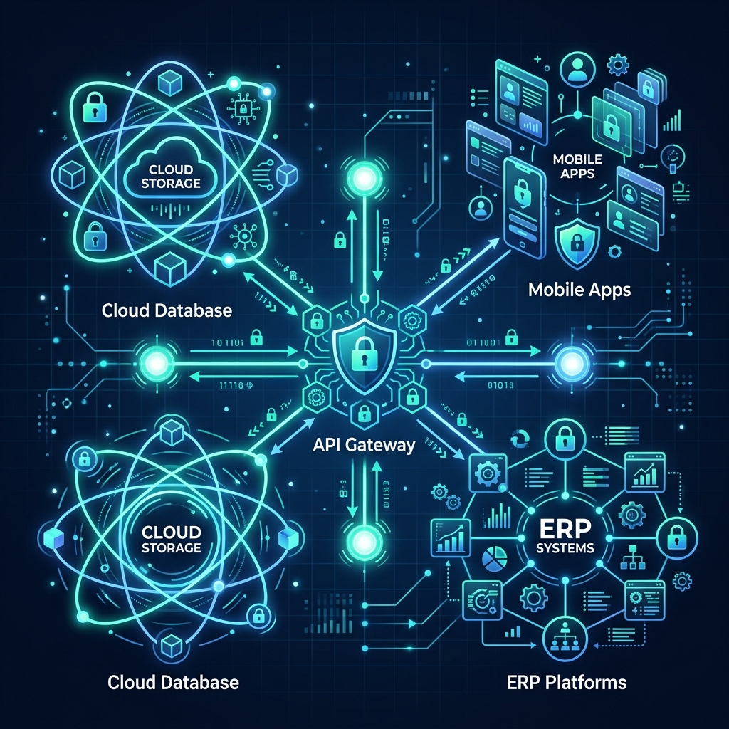 SKAD AI API Integrations Connections Mockup