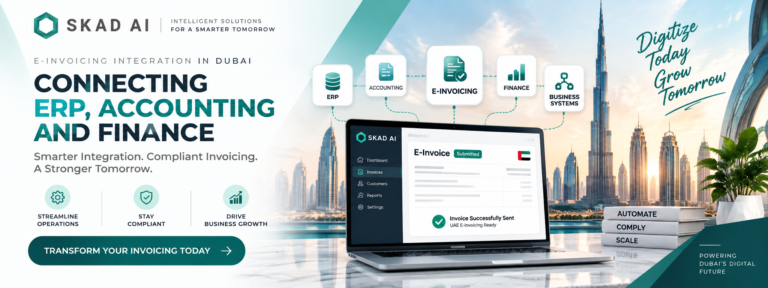 E-Invoicing Integration in Dubai connecting ERP, accounting and finance systems